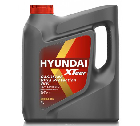 Моторное масло HYUNDAI XTeer 5W30 API SN, ILSAC GF-5 4L