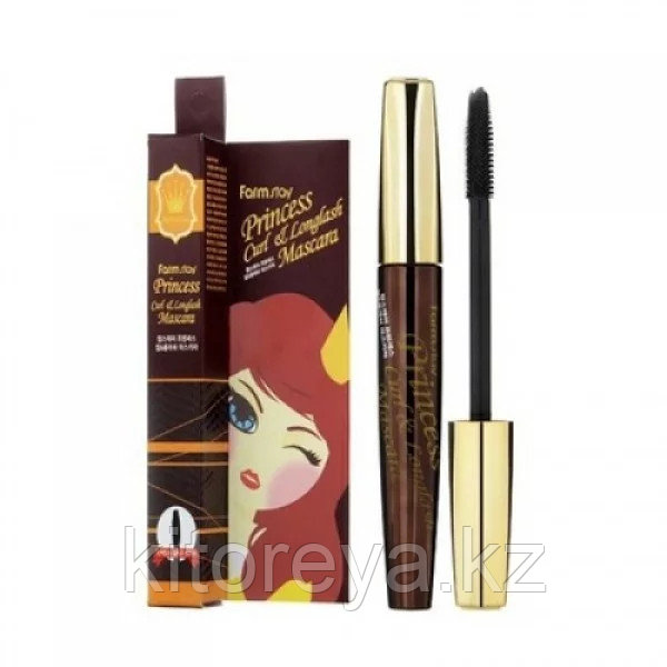 FARMSTAY Princess Curl & Longlash Mascara - Тушь для подкручивания и удлинения ресниц