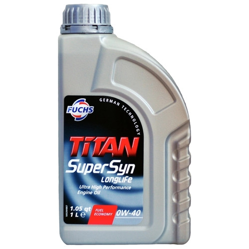 Моторное масло TITAN SUPERSYN LONGLIFE 0W-40 FUCHS 1L (Германия ...