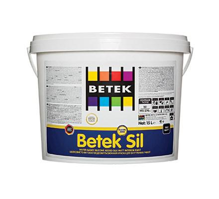 BETEKSIL Декоративная, матовая, шелковистая краска с силиконовой добавкой 15л