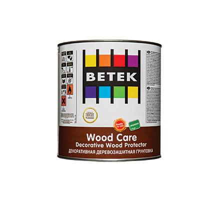 BETEK WOOD CARE Деревозащитное декоративное цветное матовое 0,75л
