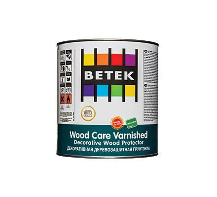 BETEK WOOD CARE VARNISHED Деревозащитное декоративное цветное матовое 2,5л