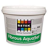 BETEK FIBRIOUS AQUASET Гидроизоляционное покрытие на акриловой основе для бассейнов 1кг