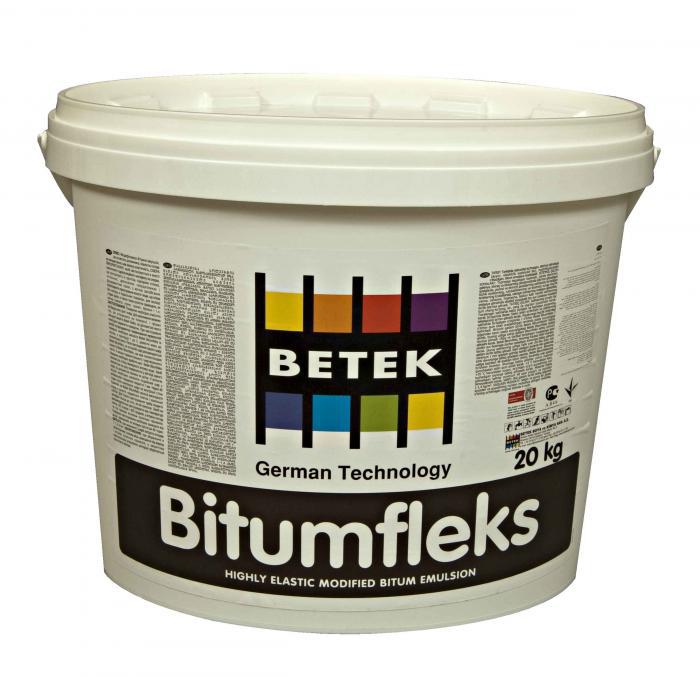 Гидроизоляционное покрытие на битумной основе BITUMFLEKS, 20кг