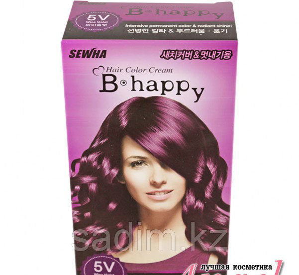 B Happy ( 5V ) - Краска для волос - Винно-Фиолетовый