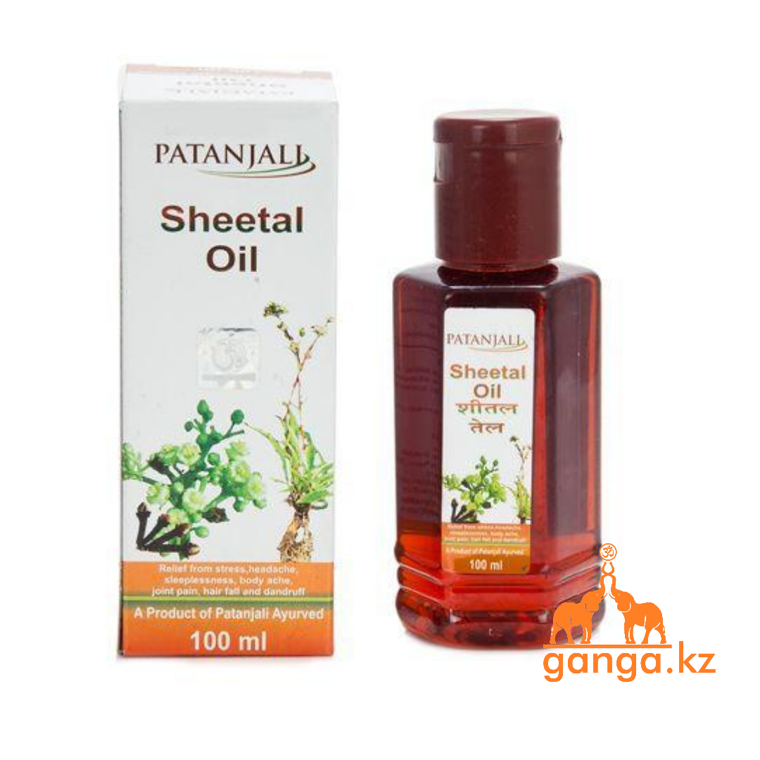 Охлаждающее масло для волос и тела Шитал (Sheetal Oil PATANJALI), 100 мл.