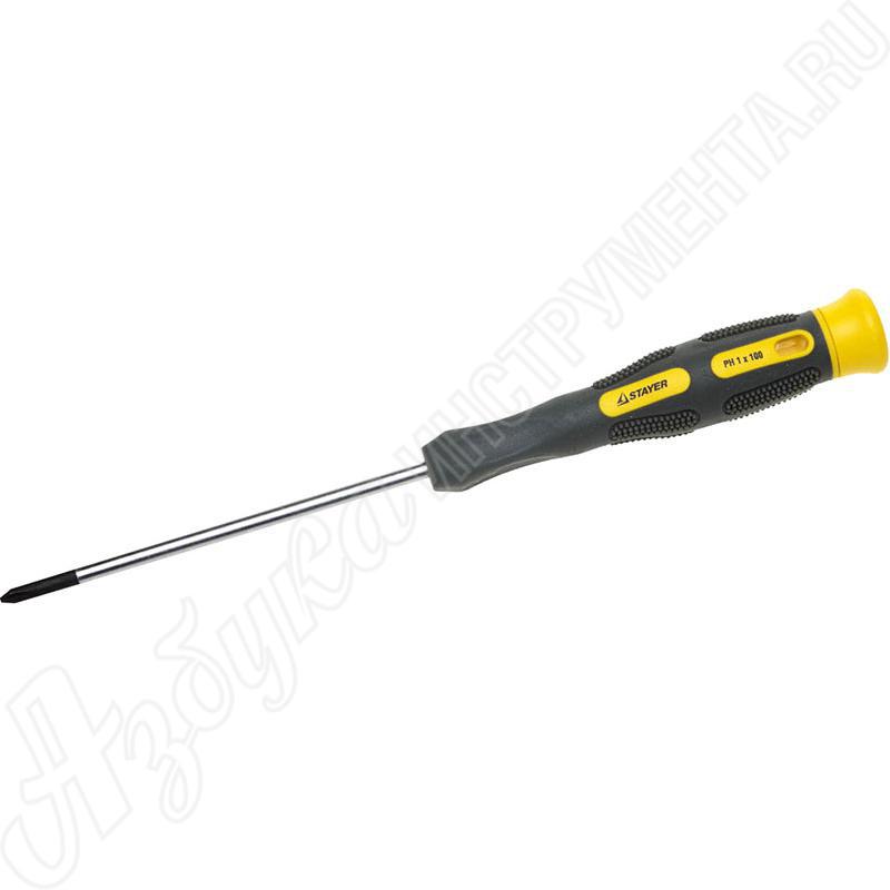 Отвертка Stayer Precision Max-Grip  (PH 1 x 40 мм)