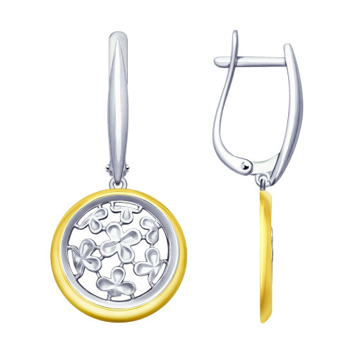 Серьги из серебра SOKOLOV 94022844