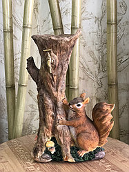 Фигура садовая "Краник с Белкой"