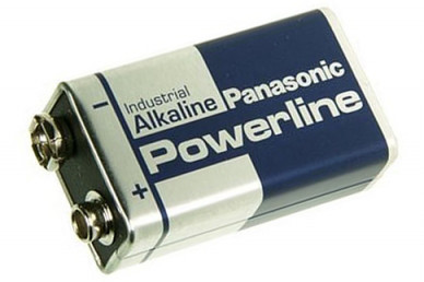 Батарейка крона 9v Powerline Industrial 6LR61 Panasonic, Бельгия