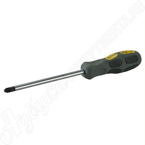 Отвертка "MAX-GRIP" Regular, Cr-V, намагниченная, PZ №2x150мм, STAYER, 