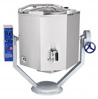 Котёл пищеварочный КПЭМ-160-ОМР со сливным краном