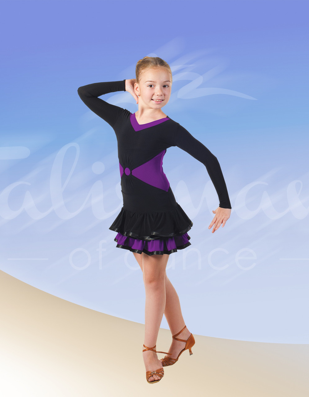 Платье для девочки танцевальное ПЛ-488