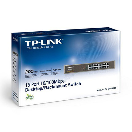 TP-Link Коммутатор TL-SF1016DS, фото 2