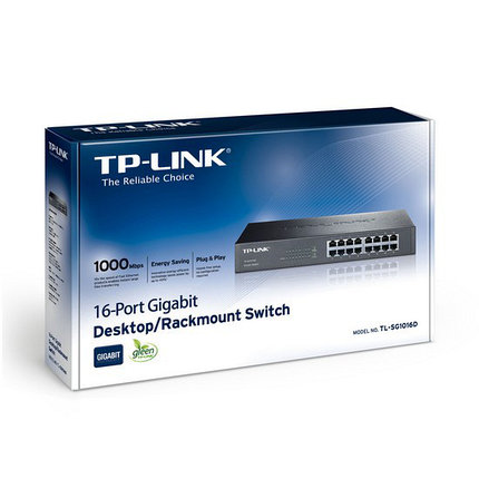TP-Link Коммутатор TL-SG1016D, фото 1