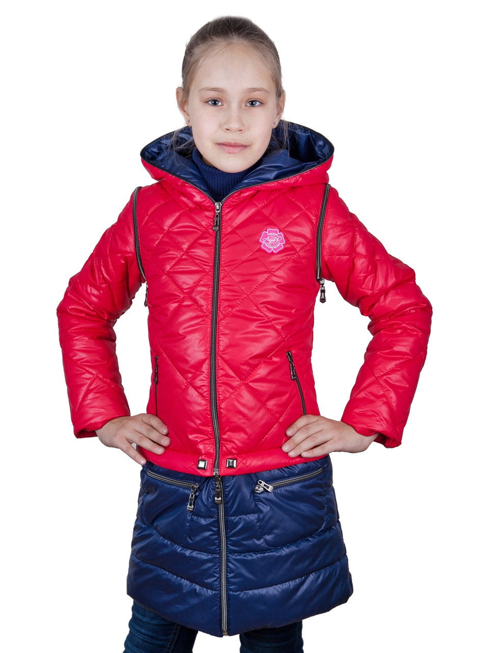 Весенняя куртка для девочки "Трансформер" - фото 1