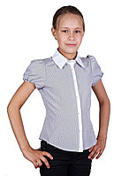 Школьная блузочка в полосочку для девочки