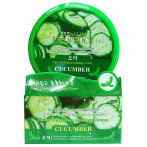 Ekel Cucumber Massage Cream -  Крем для тела с экстрактом огурца для самомассажа
