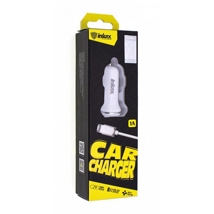 Автомобильное зарядное устройство INKAX CD-13 Lightning iPhone USB 1A, фото 2