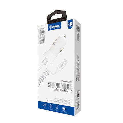 Автомобильное зарядное устройство INKAX CD-33 Micro USB 2.1A, фото 2