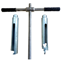 Почвенный Бур АМ-26(диаметр скважины 38мм) в комплекте 2 стакана