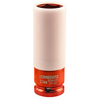 Головка торцевая ударная удлиненная тонкостенная 1/2"DR для легкосплавных колесных дисков, 21 мм S03AD4321