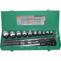 (S04H6415S) Набор головок торцевых дюймовых 3/4"DR, SAE 7/8"--2", 15 предметов S04H6615S