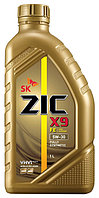 ZIC X9 FE 5w30  1 ЛИТР - синтетическое моторное масло высшего качества для бензиновых и дизельных двигателей