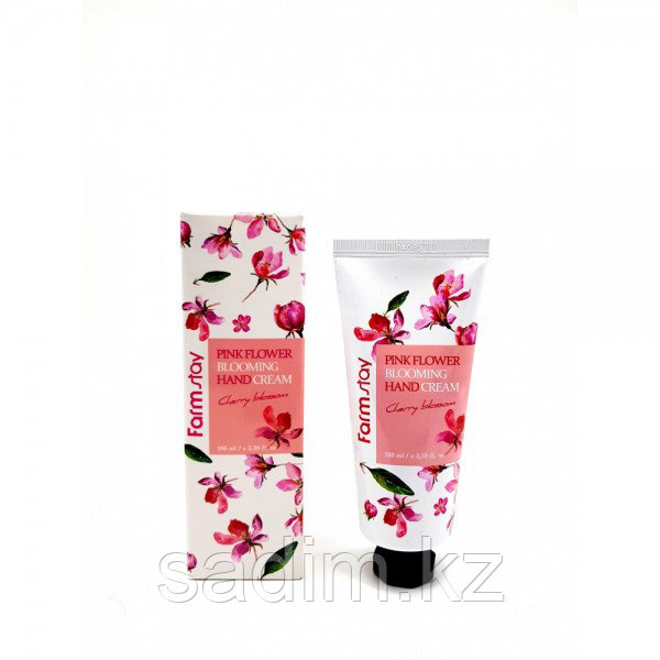FarmStay Pink Flower Blooming Hand Cream - Крем для рук на основе экстракта цветущей сакуры