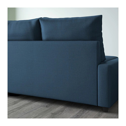 Диван-кровать угловой с отд д/хран ФРИХЕТЭН темно-синий IKEA, ИКЕА - фото 6 - id-p54828713