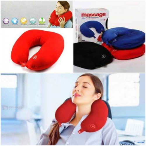 Подушка-подголовник массажная Neck Massage Cushion