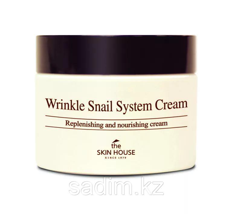 The Skin House Wrinkle Snail System Cream - Питательный крем с экстрактом улитки