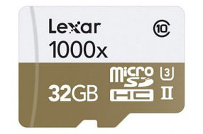 Карта памяти Lexar PROFESSIONAL MicroSD 32GB 1000x (150 Mb/s)