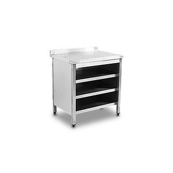 Рабочий стол для бара-кафе/ С дренажной полкой