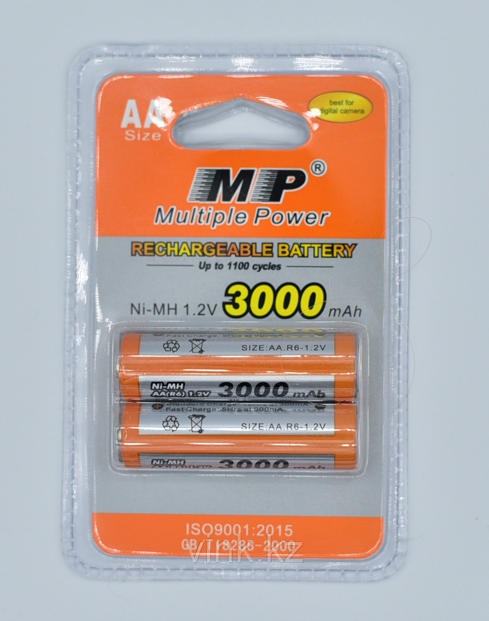Аккумулятор AA MP, 3000mАh - фото 1 - id-p54856277