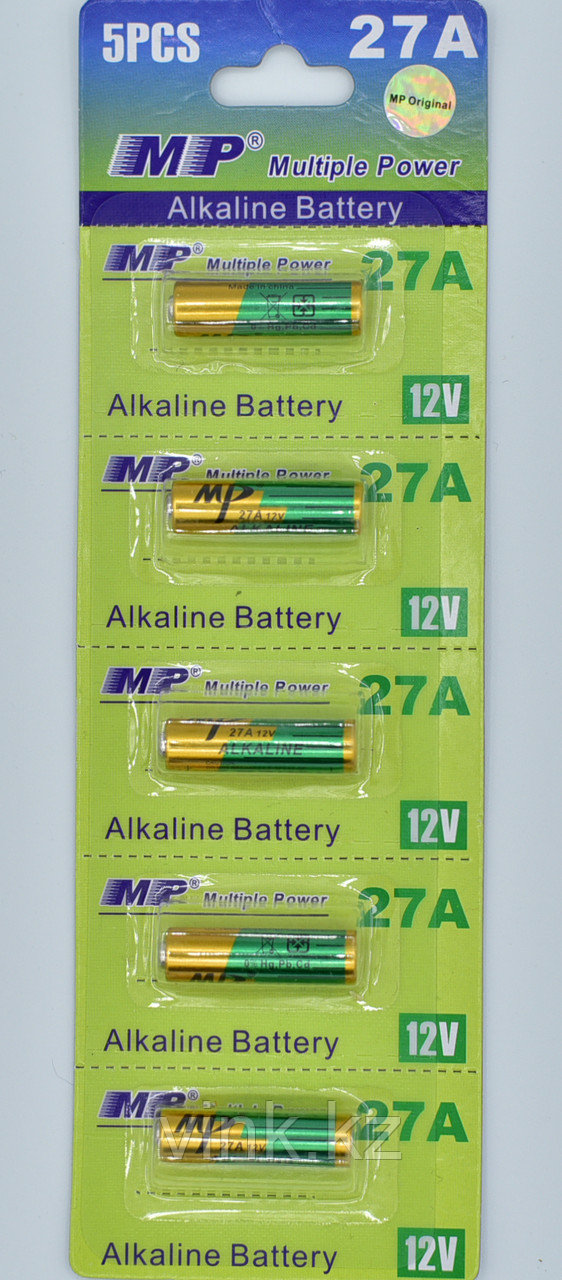 Батарейки MP 27A,12v
