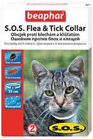 SOS Katze 35 см - Ошейник от блох и клещей для кошек