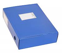 Архивный короб БЮРОКРАТ, 330x80x245 мм, пластик, синий