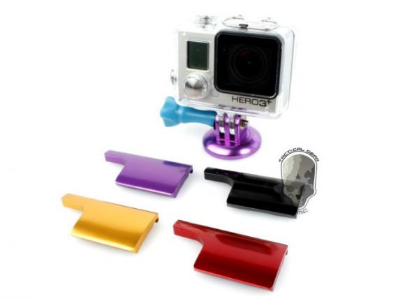 Алюминиевый замок на бокс для GoPro (черный, красный, фиолетовый и золотой)