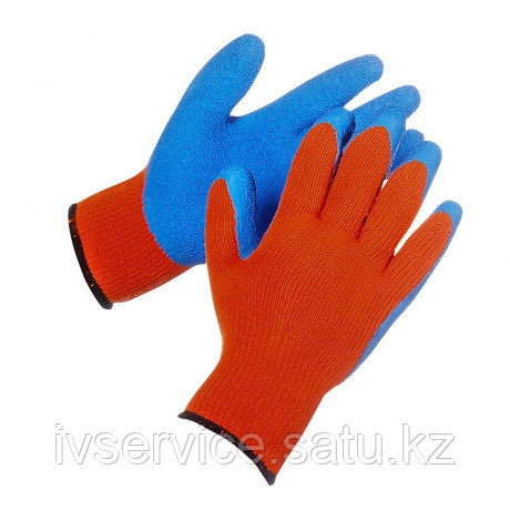 Зимние перчатки с латексным покрытием