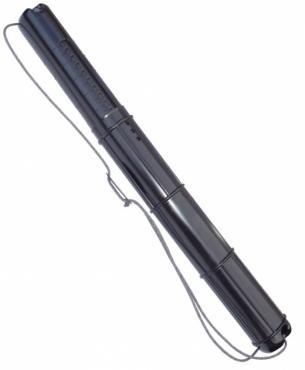 Тубус СТАММ телескопичский D90 мм L700-1100мм черный на шнурке