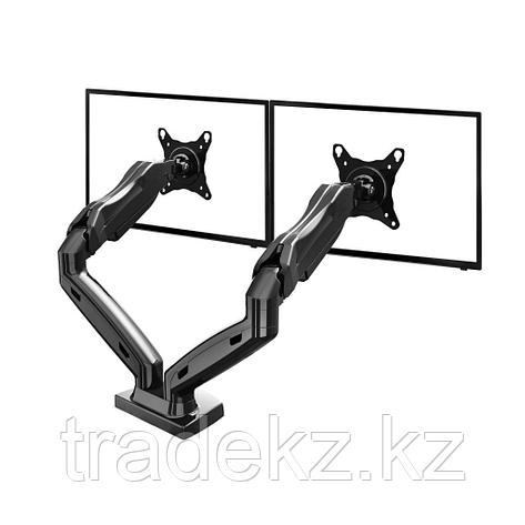 Кронштейн с газлифтом для двух мониторов NB F160, фото 1