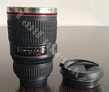 Кружка-термос объектив черный