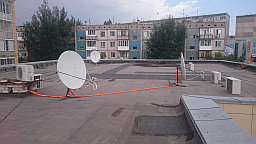 Настройка спутниковых  антенн диаметром 110. на спутники:  НТВ+ Express-AT1 @ 56°,  Yamal 401 @ 90°, Express-AM6 @ 53°,ABS-2/2A @ 74.9°.
