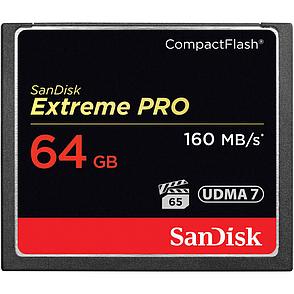 Карта памяти SanDisk Extreme PRO CompactFlash 64 Gb, 160 MB/s, скорость 1000x, фото 2