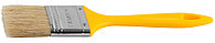 Копия Кисть плоская STAYER "UNIVERSAL-MASTER", светлая натуральная щетина, пластмассовая ручка, 100мм