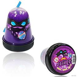 Жвачка для рук Ninja Slime с трубочкой, 130 гр (меняет цвет: Фиолетовый-Синий)