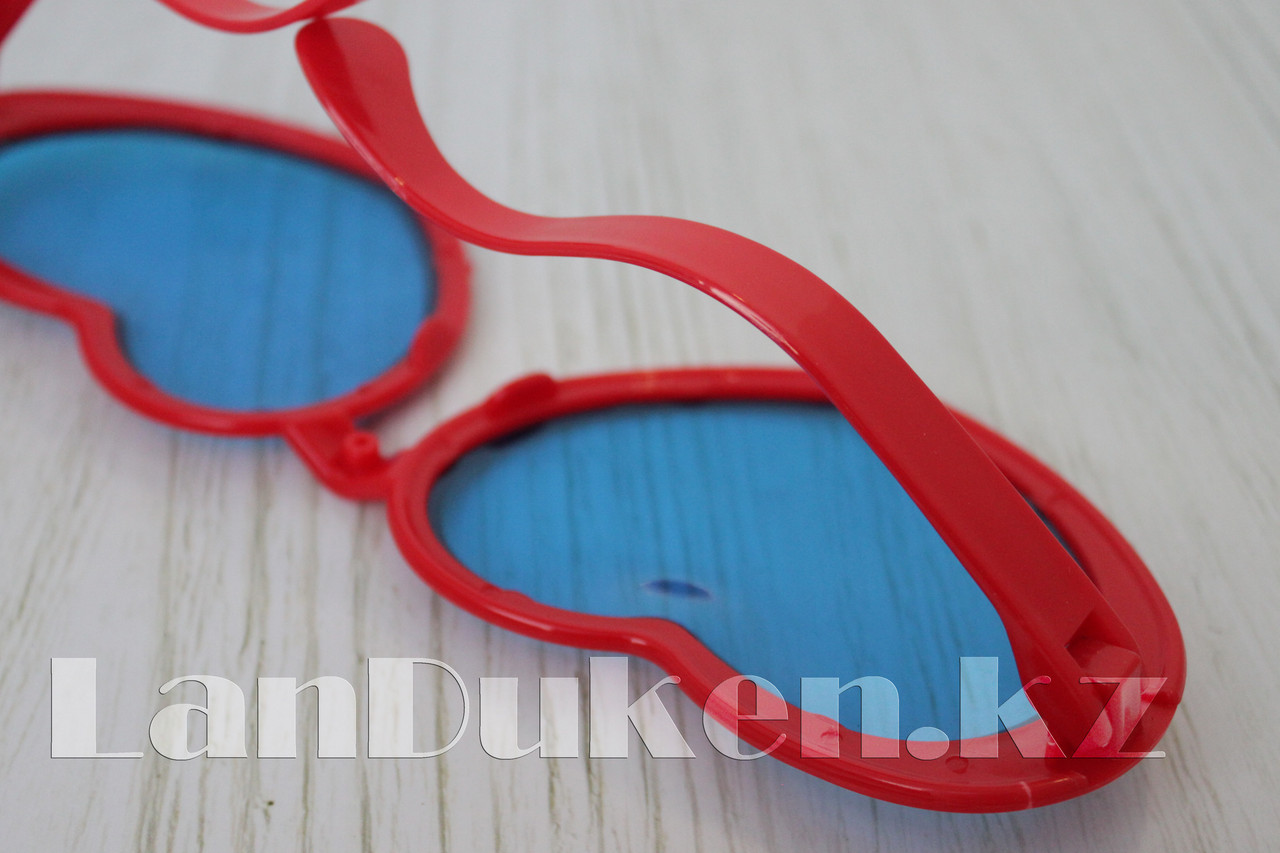 Огромные карнавальные очки "Сердечки" (с красной оправой) - фото 4 - id-p48486148