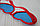 Огромные карнавальные очки "Сердечки" (с красной оправой), фото 4