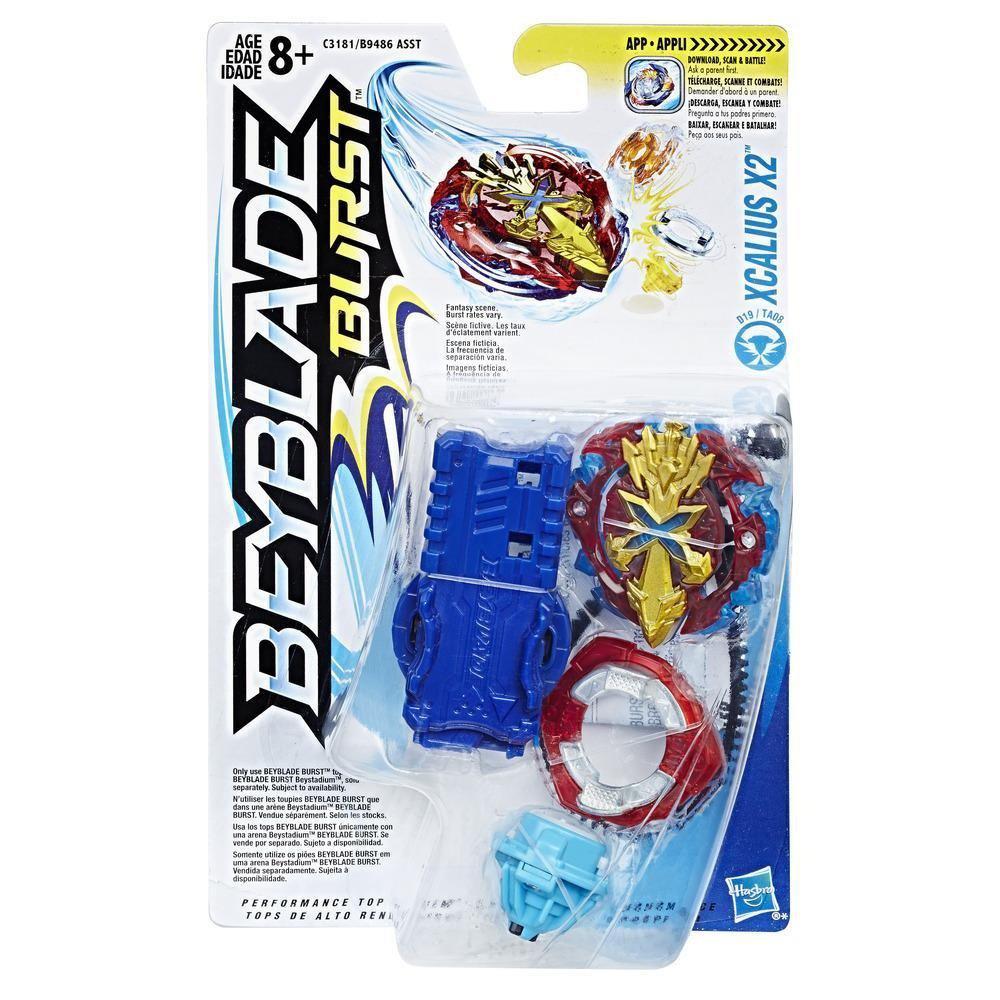 Hasbro Bey Blade Burst Волчок с пусковым устройством Бейблэйд Xcalius X2 D19/TA08